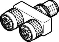 562248 Тройник с цанговым зажимом NEDU-M12D4-M12T4-IS FESTO 562248 Тройник с цанговым зажимом NEDU-M12D4-M12T4-IS FESTO