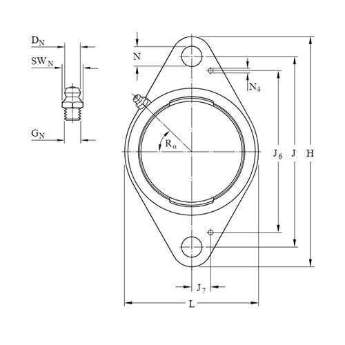 Корпус подшипника FYTJ 509 SKF Корпус подшипника FYTJ 509 SKF
