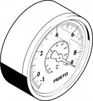 537814 Вакууметр VAM-63-V1/9-R1/4-EN FESTO 537814 Вакууметр VAM-63-V1/9-R1/4-EN FESTO