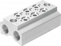 550560 Плита для блочного монтажа CPE14-3/2-PRS-3/8-3 FESTO 550560 Плита для блочного монтажа CPE14-3/2-PRS-3/8-3 FESTO
