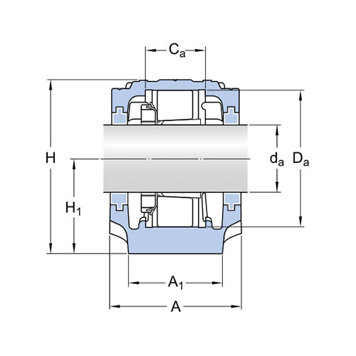Корпус подшипника FSNL 217 SKF Корпус подшипника FSNL 217 SKF
