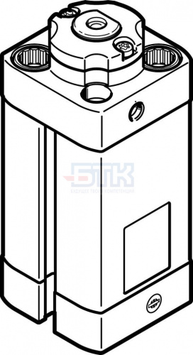 576091 Стопорный цилиндр DFSP-Q-20-15-DF-PA FESTO 576091 Стопорный цилиндр DFSP-Q-20-15-DF-PA FESTO