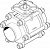 1686704 Шаровой кран VZBA-3"-WW-63-T-22-F0710-V4V4T FESTO