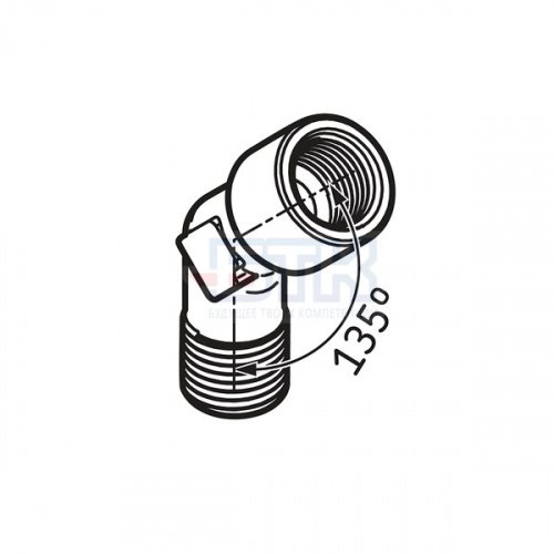 Угловой коннектор 45° LAPA 45 SKF