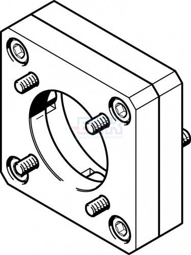 550987 Фланец электродвигателя EAMF-A-64A/B-60G/H FESTO