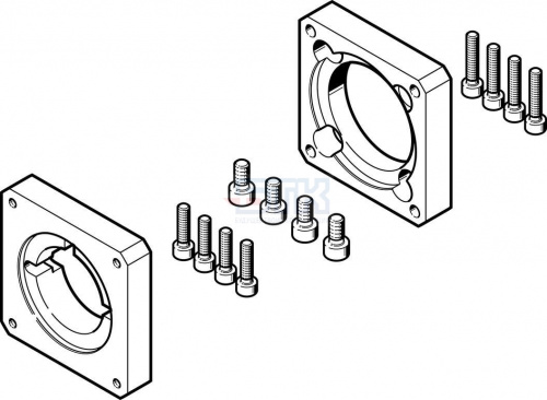 1780430 Фланец электродвигателя EAMF-A-44A-60G/H FESTO