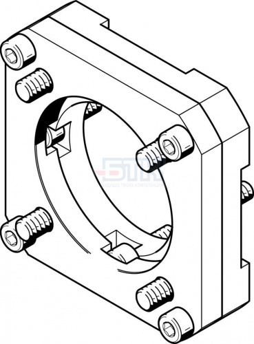 550990 Фланец мотора EAMF-A-118A-120G FESTO