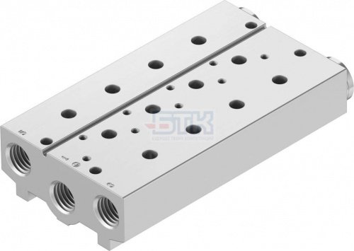 8026263 Плита для блочного монтажа VABM-B10-25S-G38-4 FESTO 8026263 Плита для блочного монтажа VABM-B10-25S-G38-4 FESTO