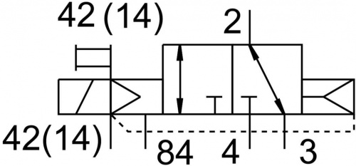 578810 Распределитель с электроуправлением VMPA14-M1HF-X-PI FESTO 578810 Распределитель с электроуправлением VMPA14-M1HF-X-PI FESTO
