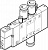 196914 Распределитель с электроуправлением CPE14-M1BH-5LS-QS-8 FESTO