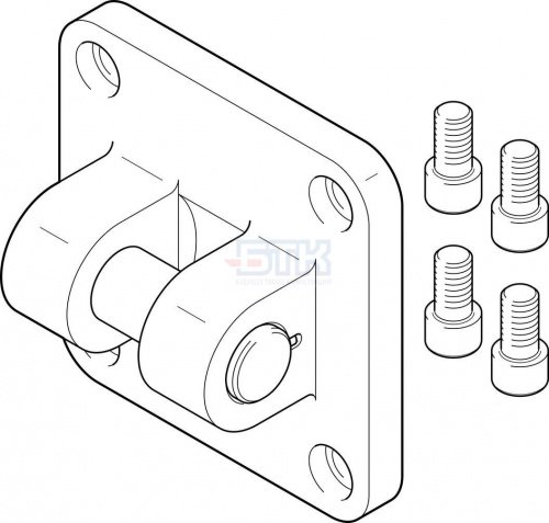 152597 Фланец с осью SNG-160 FESTO