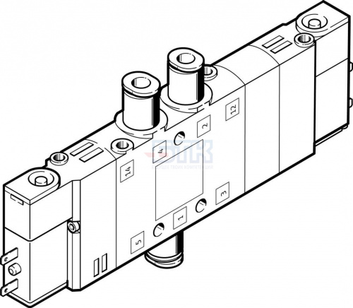 196904 Распределитель с электроуправлением CPE14-M1BH-5/3G-QS-8 FESTO