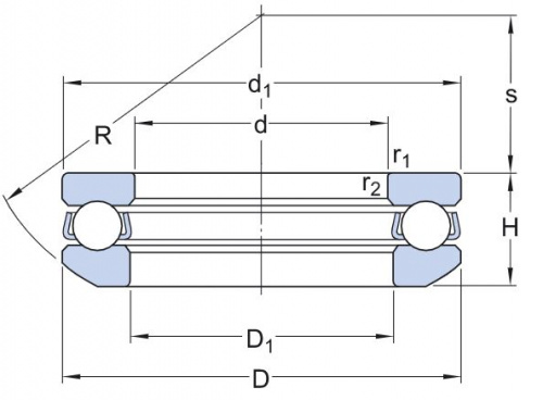 Подшипник 53307 NF SKF