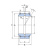 Сферический подшипник скольжения GE 240 TXA-2RS, SKF