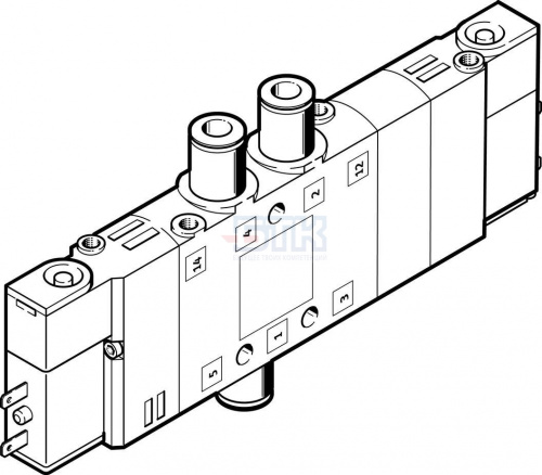 533151 Распределитель с электроуправлением CPE10-M1BH-5/3B-QS4-B FESTO 533151 Распределитель с электроуправлением CPE10-M1BH-5/3B-QS4-B FESTO