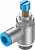 534344 Дроссель с обратным клапаном GRLA-1/2-QS-12-RS-D FESTO