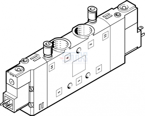 163839 Распределитель с электроуправлением CPE24-M3H-5JS-3/8 FESTO 163839 Распределитель с электроуправлением CPE24-M3H-5JS-3/8 FESTO