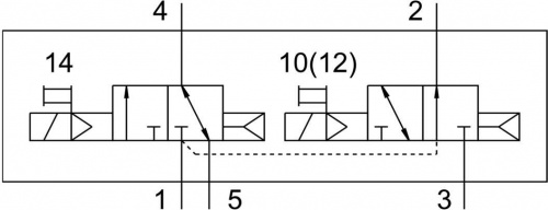 566473 Распределитель VUVG-L10-T32H-AT-M7-1P3S FESTO