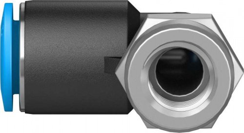 153276 Угловой штуцер с цанговым зажимом и резьбой QSLF-1/8-8-B FESTO 153276 Угловой штуцер с цанговым зажимом и резьбой QSLF-1/8-8-B FESTO