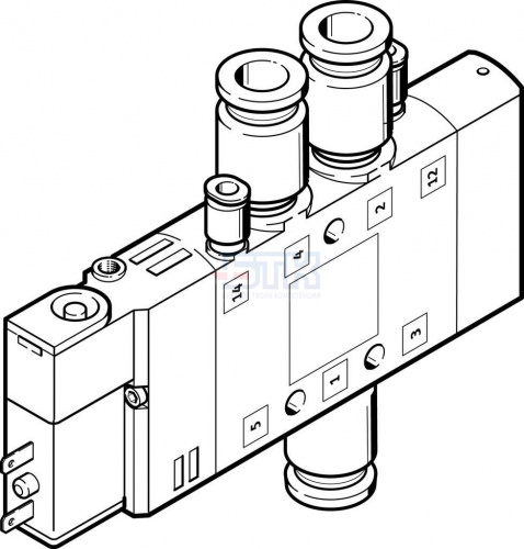196913 Распределитель с электроуправлением CPE14-M1BH-5LS-QS-6 FESTO 196913 Распределитель с электроуправлением CPE14-M1BH-5LS-QS-6 FESTO