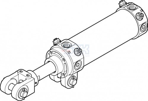 555713 Цилиндр на шарнирах DWB-50- -Y FESTO