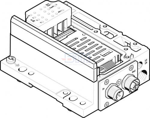 546991 Электрический интерфейс VMPA-ASI-EPL-GU-4E4A-Z FESTO