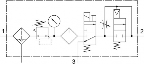 185830 Блок подготовки воздуха FRC-1/4-D-MINI-KE-A FESTO 185830 Блок подготовки воздуха FRC-1/4-D-MINI-KE-A FESTO