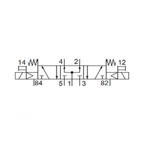 Пневматический распределитель PV1E-53P-18-V3 Pemaks
