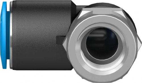 153279 Угловой штуцер с цанговым зажимом и резьбой QSLF-1/4-10-B FESTO