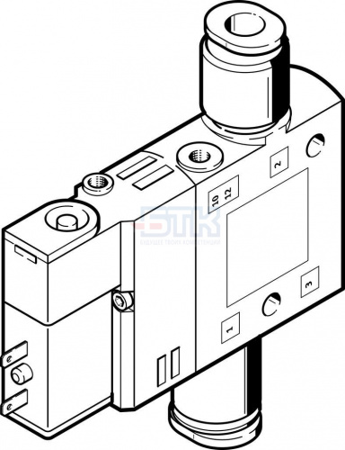 196887 Распределитель с электроуправлением CPE14-M1BH-3GL-QS-6 FESTO 196887 Распределитель с электроуправлением CPE14-M1BH-3GL-QS-6 FESTO