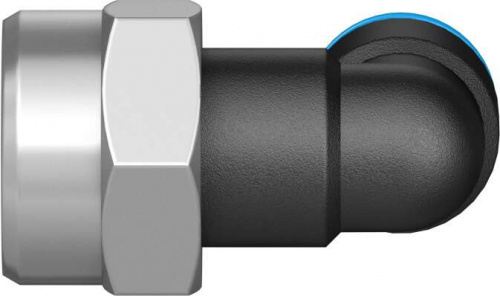 153273 Угловой штуцер с цанговым зажимом и резьбой QSLF-1/8-4-B FESTO