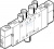 196880 Распределитель с электроуправлением CPE10-M1BH-5JS-QS-6 FESTO