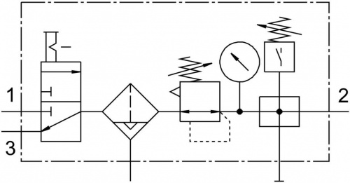 185774 Блок подготовки воздуха LFR-3/8-D-MIDI-KF-A FESTO 185774 Блок подготовки воздуха LFR-3/8-D-MIDI-KF-A FESTO