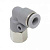 Штуцер цанговый угловой PRLD-3/8-8 Pemaks