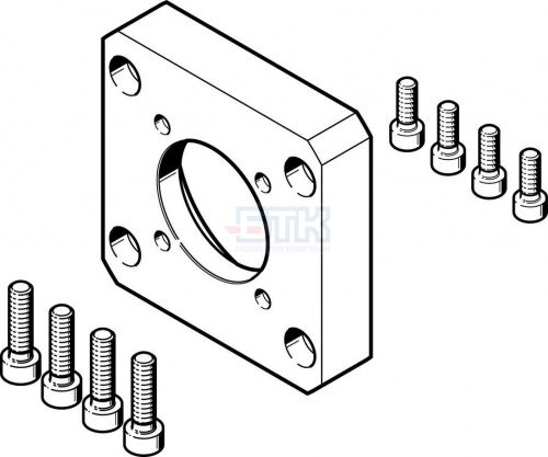 1460112 Фланец электродвигателя EAMF-A-62A-60G/H FESTO 1460112 Фланец электродвигателя EAMF-A-62A-60G/H FESTO