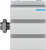 188259 Короткоходовый цилиндр AEVC-50-25-A-P FESTO