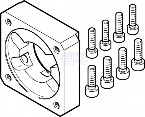 1190796 Фланец электродвигателя EAMF-A-80A-140A FESTO 1190796 Фланец электродвигателя EAMF-A-80A-140A FESTO