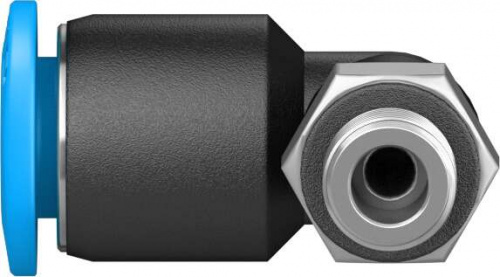 153335 Угловой штуцер с цанговым зажимом и резьбой QSML-M5-6 FESTO 153335 Угловой штуцер с цанговым зажимом и резьбой QSML-M5-6 FESTO