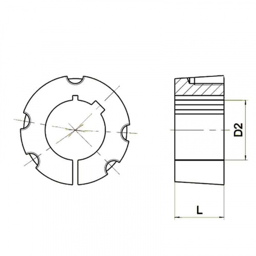 Коническая втулка 2517 55 Optibelt Коническая втулка 2517 55 Optibelt