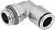 578293 Угловой штуцер с цанговым зажимом и резьбой NPQH-L-G12-Q14-P10 FESTO