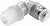133052 Угловой штуцер с цанговым зажимом и резьбой NPQP-L-R14-Q4-FD-P10 FESTO