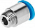 153322 Штуцер с цанговым соединением QSMP-M8X0.75-6 FESTO
