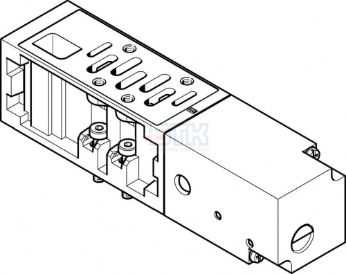 555790 Вертикальная изолирующая плита VABF-S1-2-L1D1-C FESTO 555790 Вертикальная изолирующая плита VABF-S1-2-L1D1-C FESTO