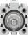 188229 Короткоходовый цилиндр AEVC-40-25-A-P-A FESTO