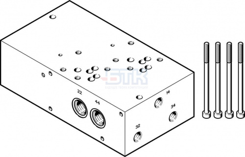 2614860 Монтажная плита VABP-S1-1V1G-G14-2 FESTO
