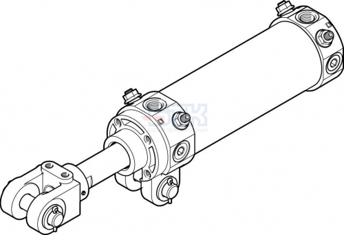 549746 Цилиндр на шарнирах DWA-50-125-Y-AB FESTO 549746 Цилиндр на шарнирах DWA-50-125-Y-AB FESTO