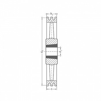 Клиновый шкив SPA 450/5 Optibelt