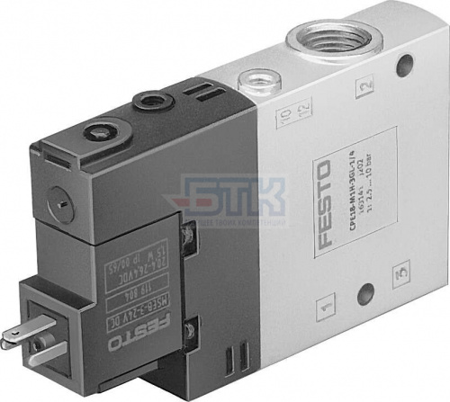163760 Распределитель с электроуправлением CPE18-M2H-3OL-1/4 FESTO 163760 Распределитель с электроуправлением CPE18-M2H-3OL-1/4 FESTO