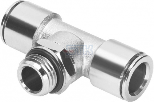 558737 Тройник с цанговым зажимом и резьбой NPQM-T-G18-Q6-P10 FESTO