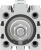 188246 Короткоходовый цилиндр ADVC-40-25-A-P-A FESTO